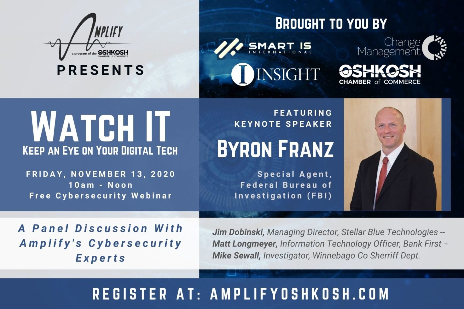 Amplify Oshkosh Watch IT: Keep an Eye on Your Digital Tech – November 13, 2020