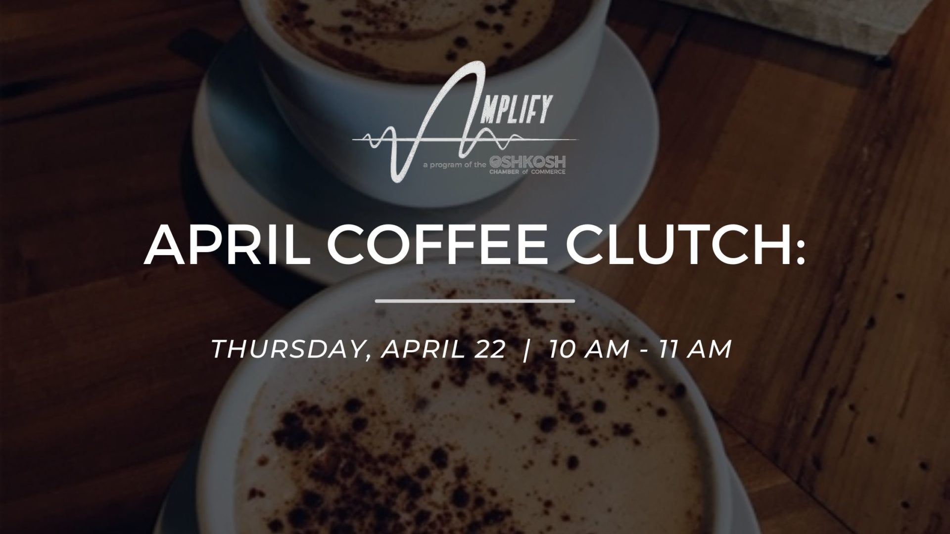 Amplify Oshkosh April Coffee Clutch