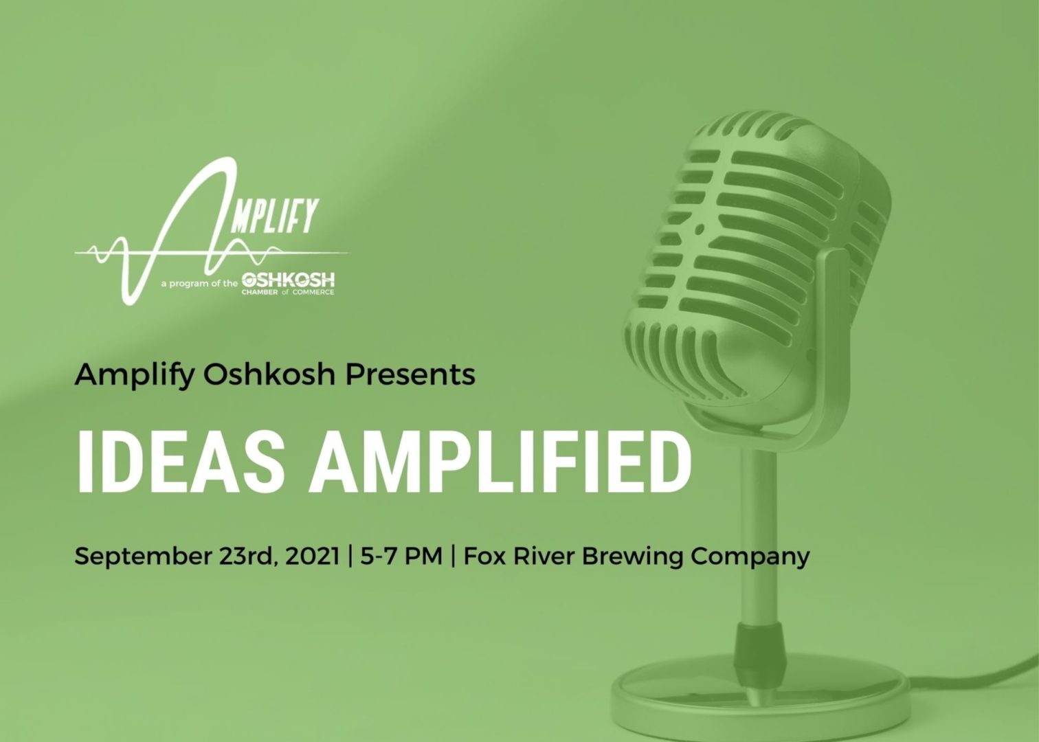 Amplify Oshkosh Ideas Amplified   |  Sept 23, 2021