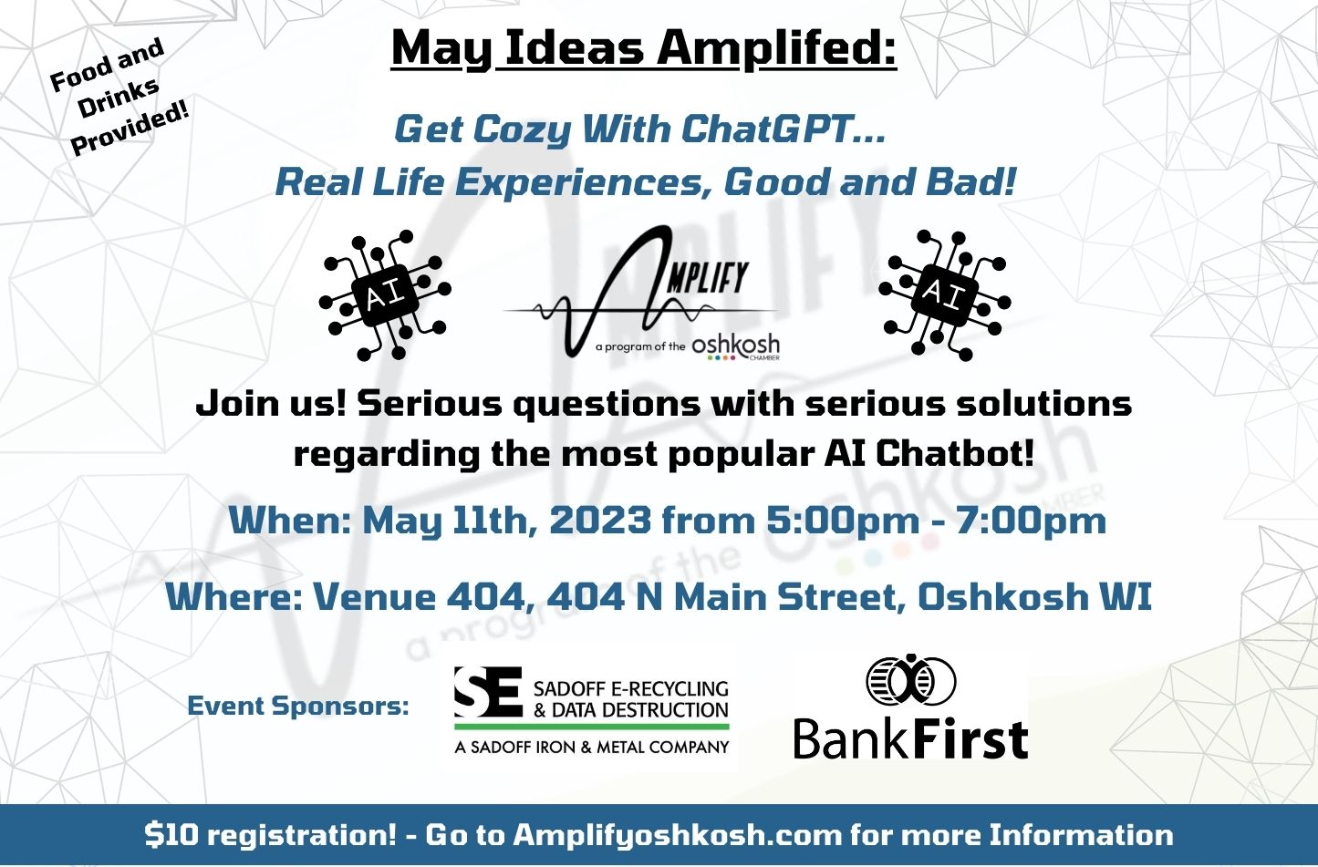 Amplify Oshkosh May Ideas Amplified – Get Cozy With ChatGPT!
