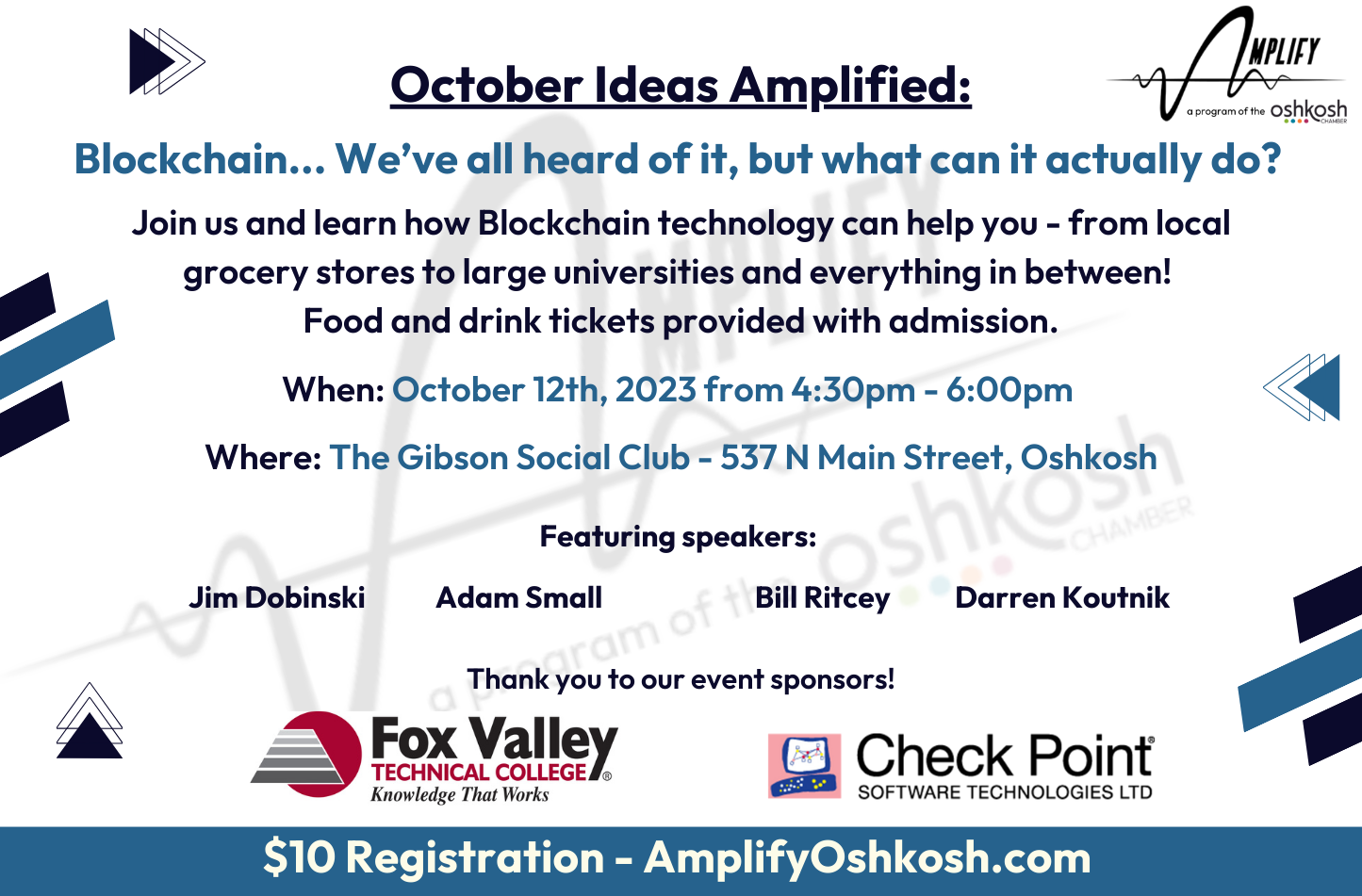 October Ideas Amplified – “Blockchain… What can it actually do?”